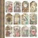 Набор бумаги односторонней для скрапбукинга Stamperia SBBSXB24 "Gardens of Time"